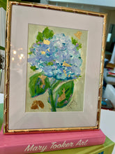 Load image into Gallery viewer, “Blue hydrangea on neutral”
